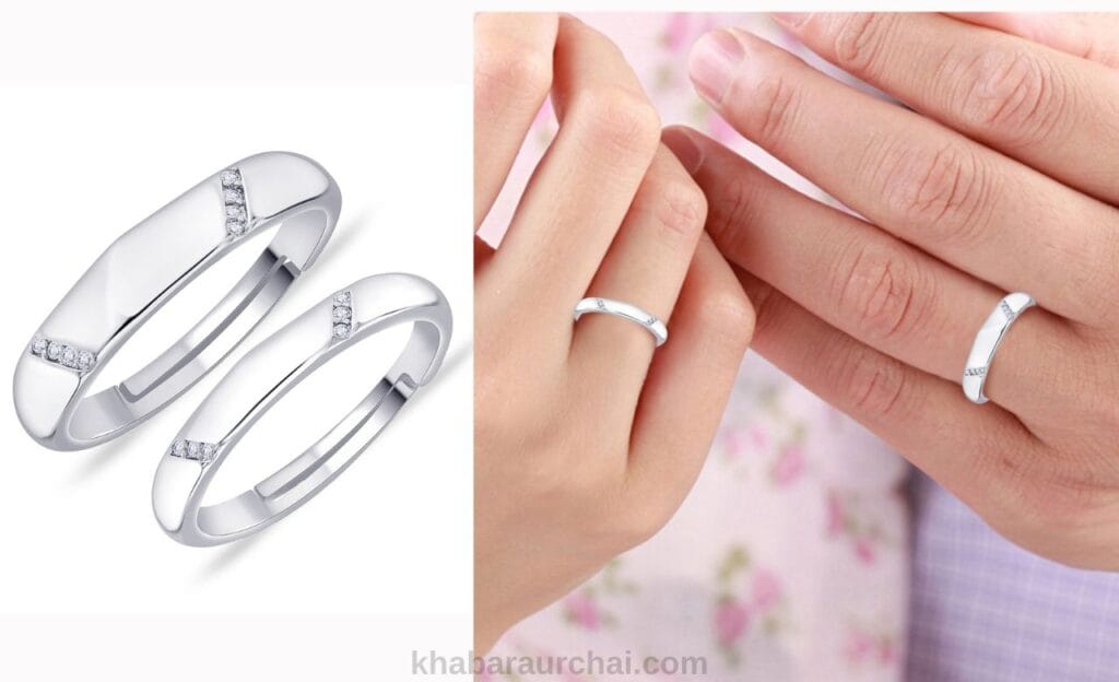 Valentine Day Gifts Under 1000 : प्यार का इजहार करने के अनोखे तरीके 12 Zirconia Couple Rings for Lovers