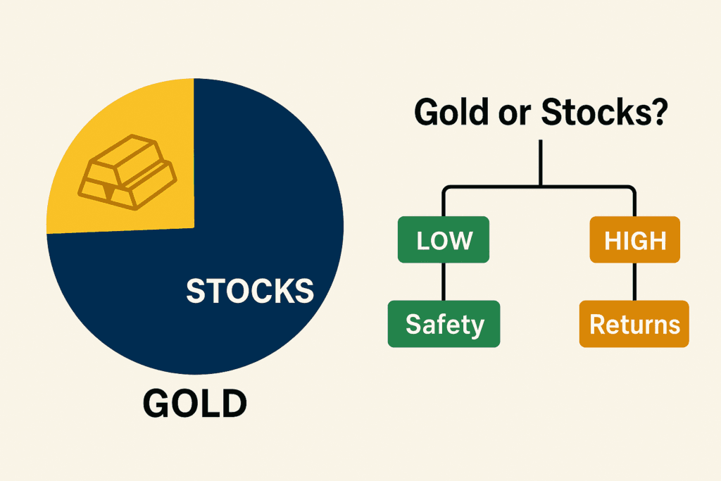 Gold vs Stock Market : कौन है सबसे अच्छा निवेश विकल्प? | Gold vs Stock Market : Which is Good for Investment? 8 Gold or Stock Market charts